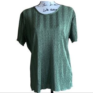 Jaclyn Smith Women’s Popover Green Top